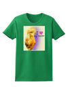 I Heart My Rooster Womens Dark T-Shirt-Wall Clock-TooLoud-Kelly-Green-X-Small-Davson Sales