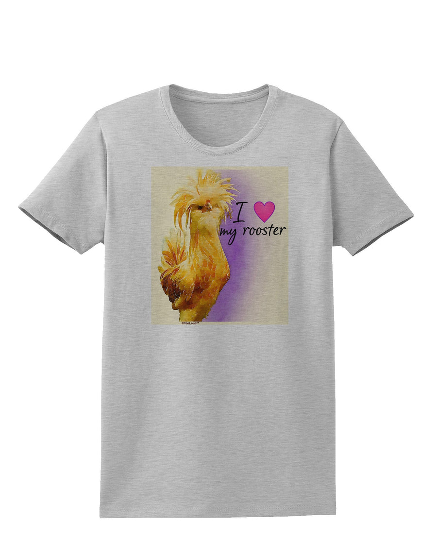 I Heart My Rooster Womens T-Shirt-Womens T-Shirt-TooLoud-White-X-Small-Davson Sales