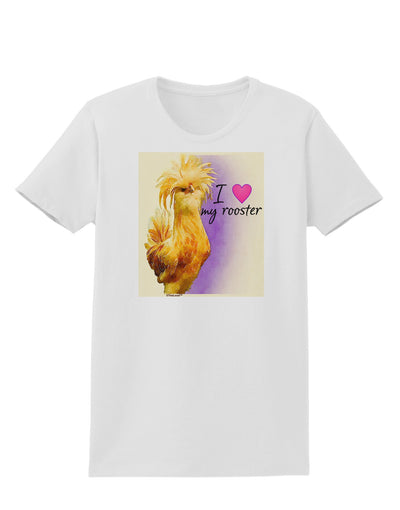 I Heart My Rooster Womens T-Shirt-Womens T-Shirt-TooLoud-White-X-Small-Davson Sales