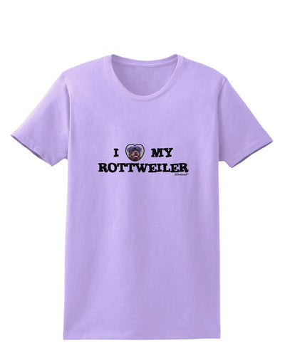 I Heart My Rottweiler Womens T-Shirt by TooLoud-Womens T-Shirt-TooLoud-Lavender-X-Small-Davson Sales