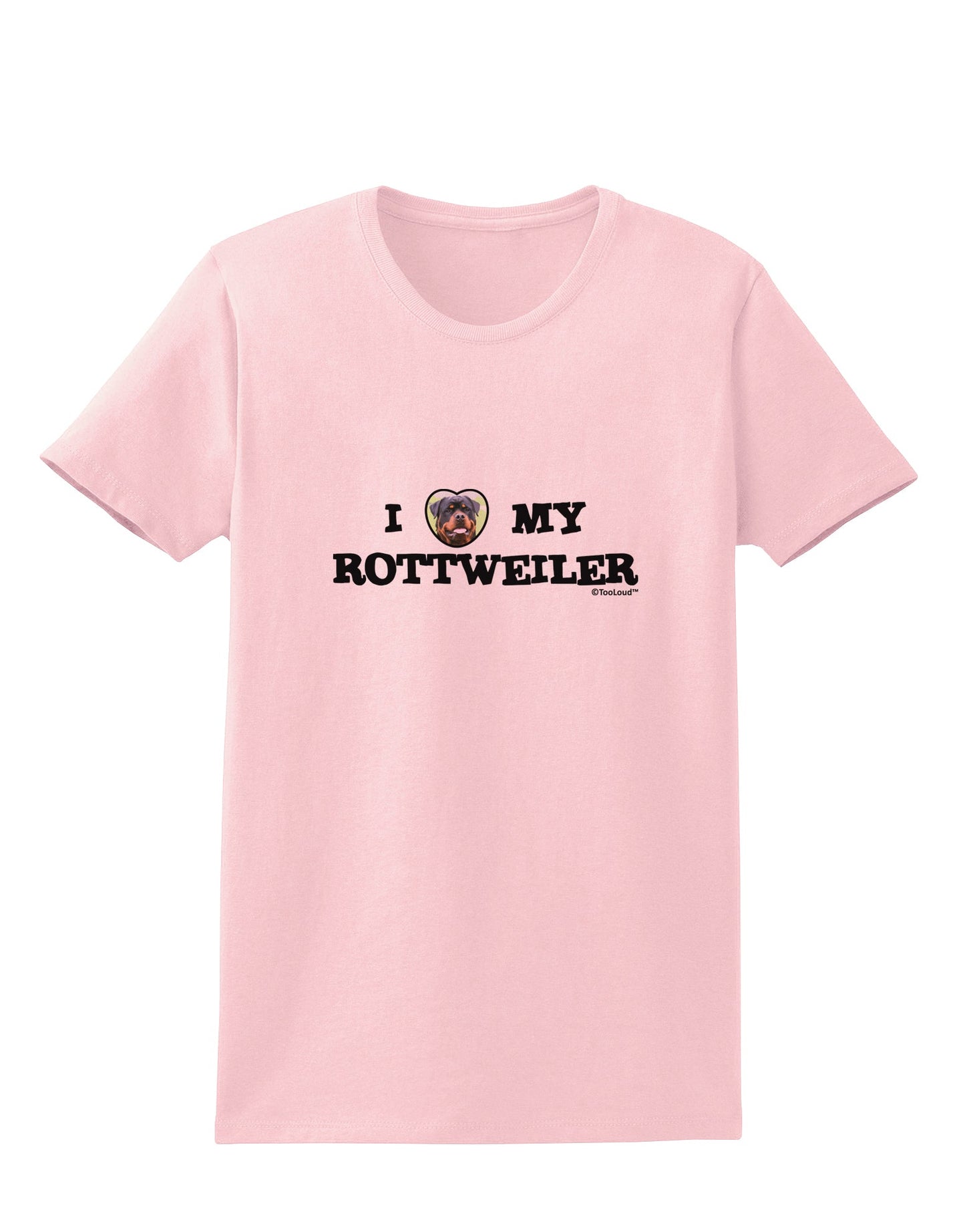 I Heart My Rottweiler Womens T-Shirt by TooLoud-Womens T-Shirt-TooLoud-PalePink-X-Small-Davson Sales