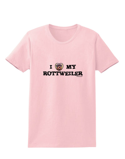 I Heart My Rottweiler Womens T-Shirt by TooLoud-Womens T-Shirt-TooLoud-PalePink-X-Small-Davson Sales