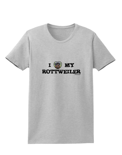 I Heart My Rottweiler Womens T-Shirt by TooLoud-Womens T-Shirt-TooLoud-AshGray-X-Small-Davson Sales