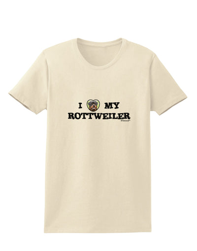 I Heart My Rottweiler Womens T-Shirt by TooLoud-Womens T-Shirt-TooLoud-Natural-X-Small-Davson Sales