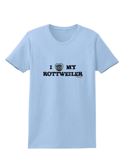 I Heart My Rottweiler Womens T-Shirt by TooLoud-Womens T-Shirt-TooLoud-Light-Blue-X-Small-Davson Sales