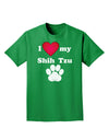 I Heart My Shih Tzu Adult Dark T-Shirt by TooLoud-Mens T-Shirt-TooLoud-Kelly-Green-Small-Davson Sales