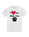 I Heart My Shih Tzu Childrens T-Shirt by TooLoud-TooLoud-White-X-Small-Davson Sales