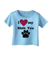 I Heart My Shih Tzu Infant T-Shirt by TooLoud-TooLoud-Aquatic-Blue-06-Months-Davson Sales