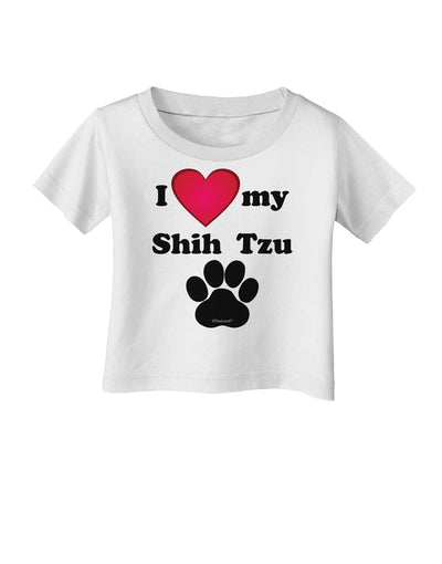 I Heart My Shih Tzu Infant T-Shirt by TooLoud-TooLoud-White-06-Months-Davson Sales