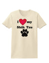 I Heart My Shih Tzu Womens T-Shirt by TooLoud-TooLoud-Natural-X-Small-Davson Sales