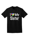 I Heart My Sister - Autism Awareness Adult Dark T-Shirt by TooLoud-Mens T-Shirt-TooLoud-Black-Small-Davson Sales