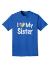 I Heart My Sister - Autism Awareness Adult Dark T-Shirt by TooLoud-Mens T-Shirt-TooLoud-Royal-Blue-Small-Davson Sales