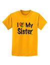 I Heart My Sister - Autism Awareness Childrens T-Shirt by TooLoud-Childrens T-Shirt-TooLoud-Gold-X-Small-Davson Sales