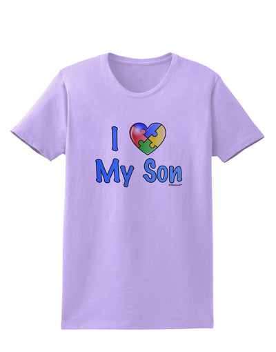 I Heart My Son - Autism Awareness Womens T-Shirt by TooLoud-Womens T-Shirt-TooLoud-Lavender-X-Small-Davson Sales