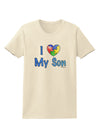 I Heart My Son - Autism Awareness Womens T-Shirt by TooLoud-Womens T-Shirt-TooLoud-Natural-X-Small-Davson Sales