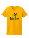 I Heart My Son - Autism Awareness Womens T-Shirt by TooLoud-Womens T-Shirt-TooLoud-Gold-X-Small-Davson Sales