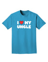 I Heart My Uncle Adult Dark T-Shirt by TooLoud-Mens T-Shirt-TooLoud-Turquoise-Small-Davson Sales