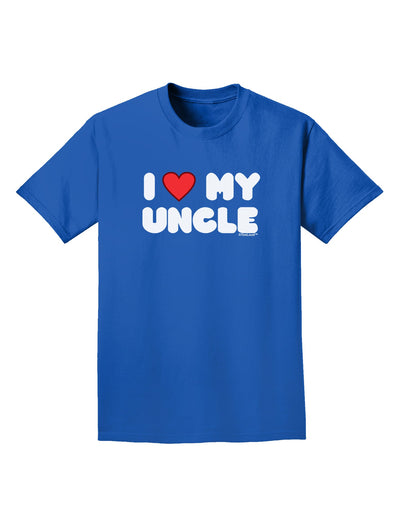 I Heart My Uncle Adult Dark T-Shirt by TooLoud-Mens T-Shirt-TooLoud-Royal-Blue-Small-Davson Sales