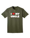 I Heart My Uncle Adult Dark T-Shirt by TooLoud-Mens T-Shirt-TooLoud-Military-Green-Small-Davson Sales