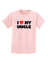 I Heart My Uncle Childrens T-Shirt by TooLoud-Childrens T-Shirt-TooLoud-PalePink-X-Small-Davson Sales