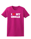 I Heart My Uncle Womens Dark T-Shirt by TooLoud-Womens T-Shirt-TooLoud-Hot-Pink-Small-Davson Sales