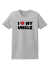 I Heart My Uncle Womens T-Shirt by TooLoud-Womens T-Shirt-TooLoud-AshGray-X-Small-Davson Sales