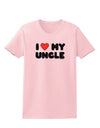 I Heart My Uncle Womens T-Shirt by TooLoud-Womens T-Shirt-TooLoud-PalePink-X-Small-Davson Sales