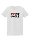 I Heart My Uncle Womens T-Shirt by TooLoud-Womens T-Shirt-TooLoud-White-X-Small-Davson Sales