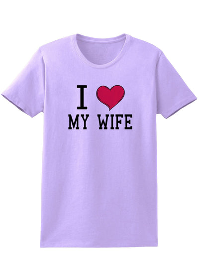 I Heart My Wife Adult Womens T-Shirt-Womens T-Shirt-TooLoud-Lavender-Small-Davson Sales