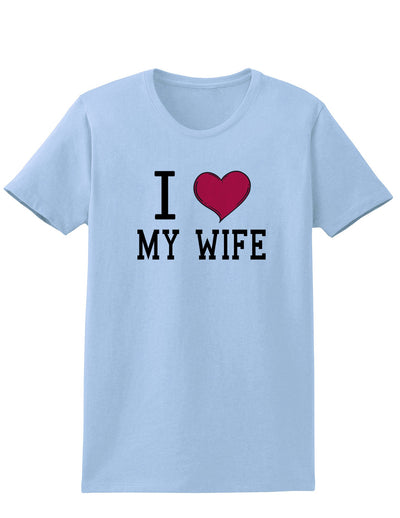 I Heart My Wife Adult Womens T-Shirt-Womens T-Shirt-TooLoud-Light Blue-Small-Davson Sales