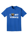 I Heart My Yorkie Adult Dark T-Shirt by TooLoud-Mens T-Shirt-TooLoud-Royal-Blue-Small-Davson Sales