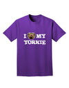 I Heart My Yorkie Adult Dark T-Shirt by TooLoud-Mens T-Shirt-TooLoud-Purple-Small-Davson Sales