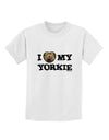 I Heart My Yorkie Childrens T-Shirt by TooLoud-Childrens T-Shirt-TooLoud-White-X-Small-Davson Sales