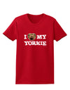 I Heart My Yorkie Womens Dark T-Shirt by TooLoud-Womens T-Shirt-TooLoud-Red-X-Small-Davson Sales