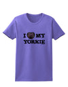 I Heart My Yorkie Womens T-Shirt by TooLoud-Womens T-Shirt-TooLoud-Violet-X-Small-Davson Sales