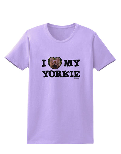 I Heart My Yorkie Womens T-Shirt by TooLoud-Womens T-Shirt-TooLoud-Lavender-X-Small-Davson Sales