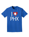 I Heart Phoenix Adult Dark T-Shirt-Mens T-Shirt-TooLoud-Royal-Blue-Small-Davson Sales