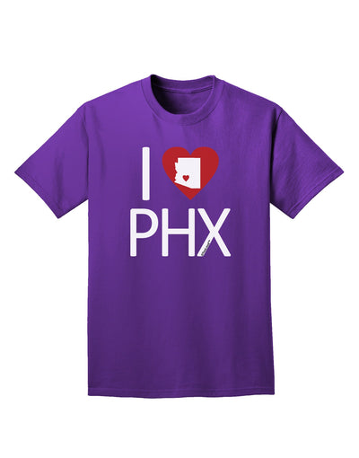 I Heart Phoenix Adult Dark T-Shirt-Mens T-Shirt-TooLoud-Purple-Small-Davson Sales