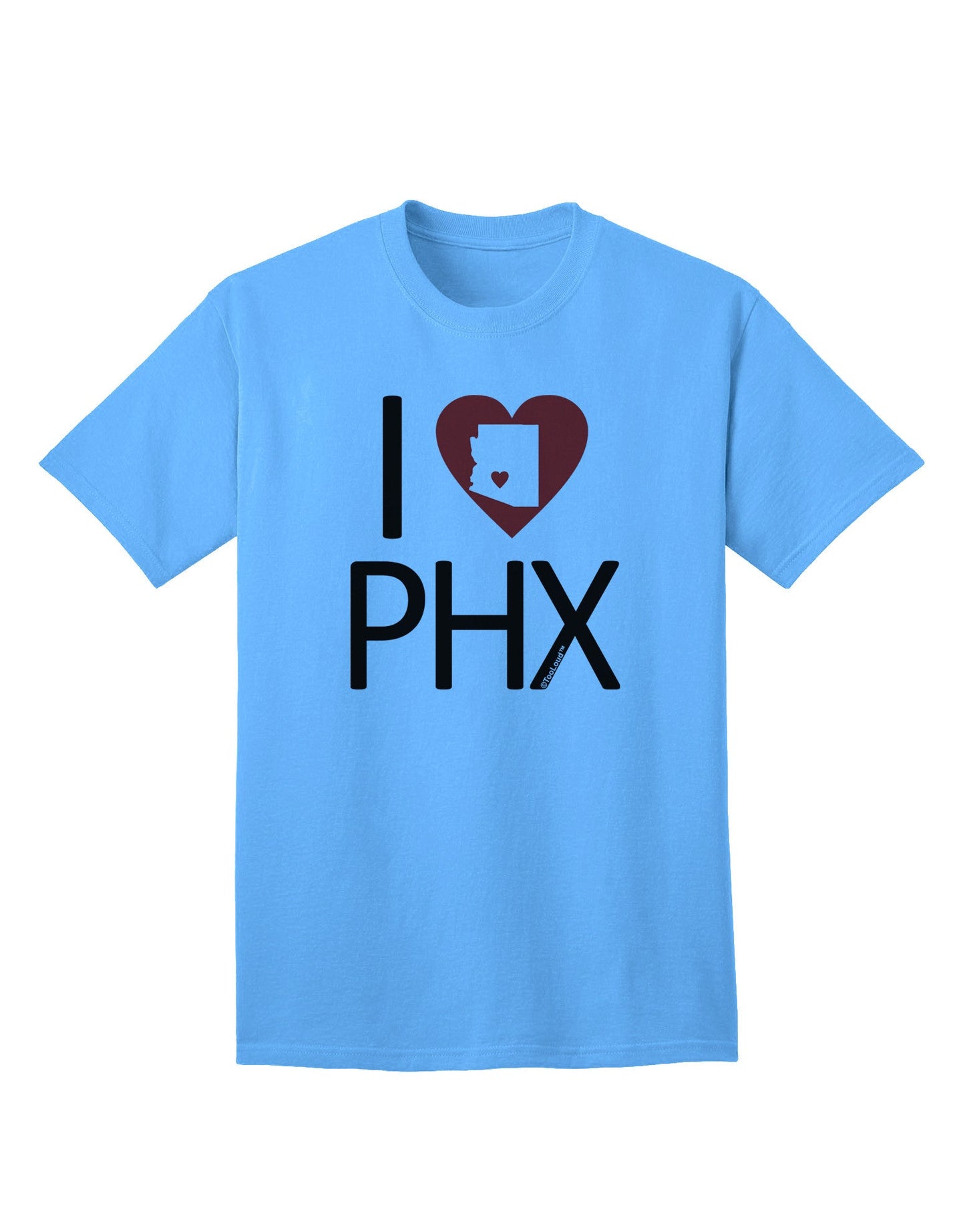 I Heart Phoenix Adult T-Shirt-unisex t-shirt-TooLoud-Aquatic-Blue-Small-Davson Sales