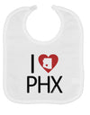 I Heart Phoenix Baby Bib