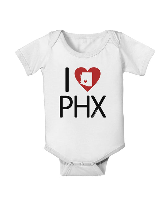 I Heart Phoenix Baby Romper Bodysuit-Baby Romper-TooLoud-White-06-Months-Davson Sales