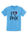 I Heart Phoenix Childrens T-Shirt-Childrens T-Shirt-TooLoud-Aquatic-Blue-X-Small-Davson Sales