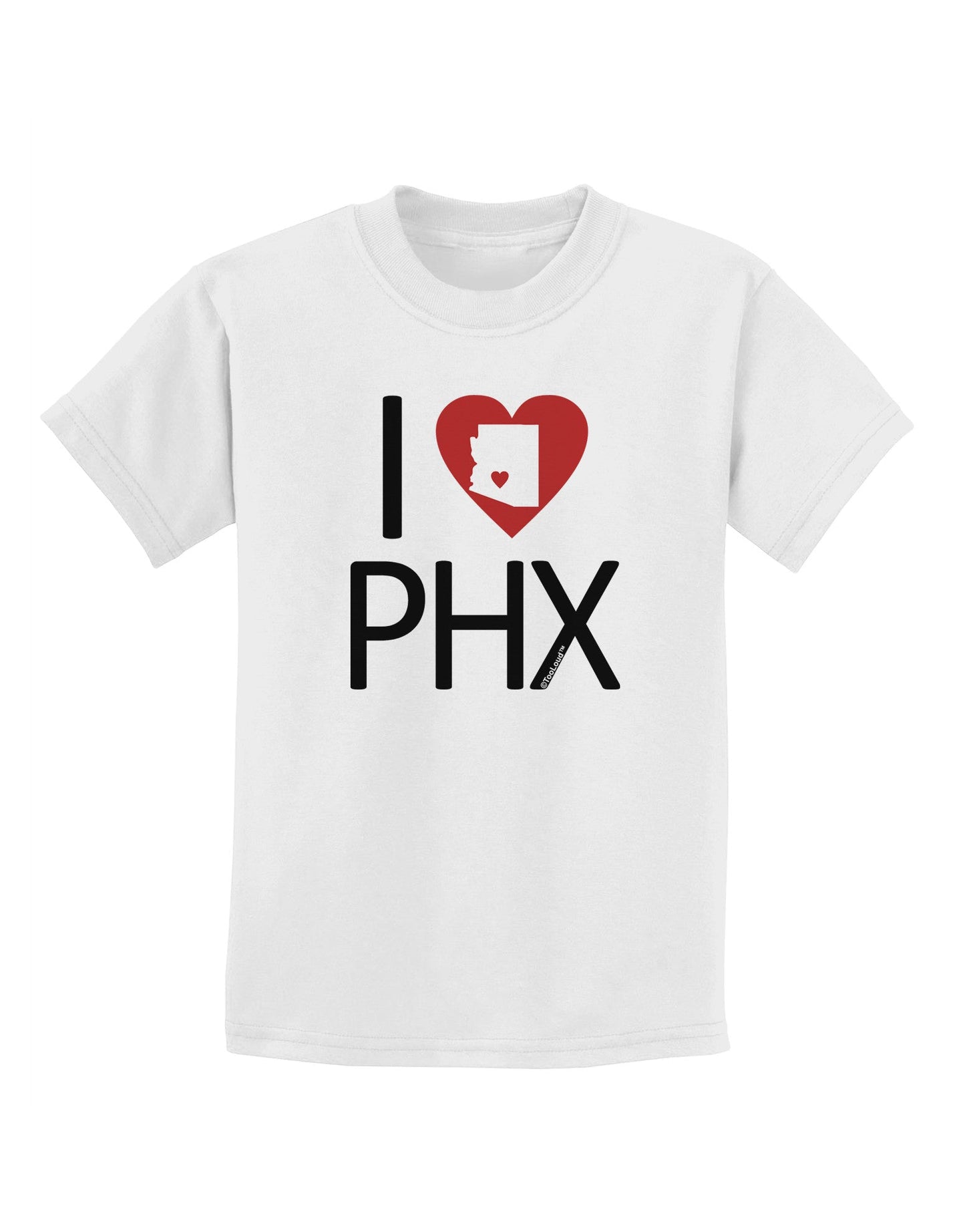 I Heart Phoenix Childrens T-Shirt-Childrens T-Shirt-TooLoud-White-X-Small-Davson Sales