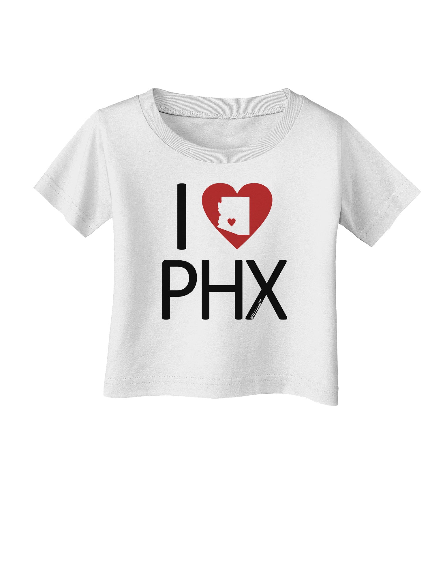 I Heart Phoenix Infant T-Shirt-Infant T-Shirt-TooLoud-White-06-Months-Davson Sales