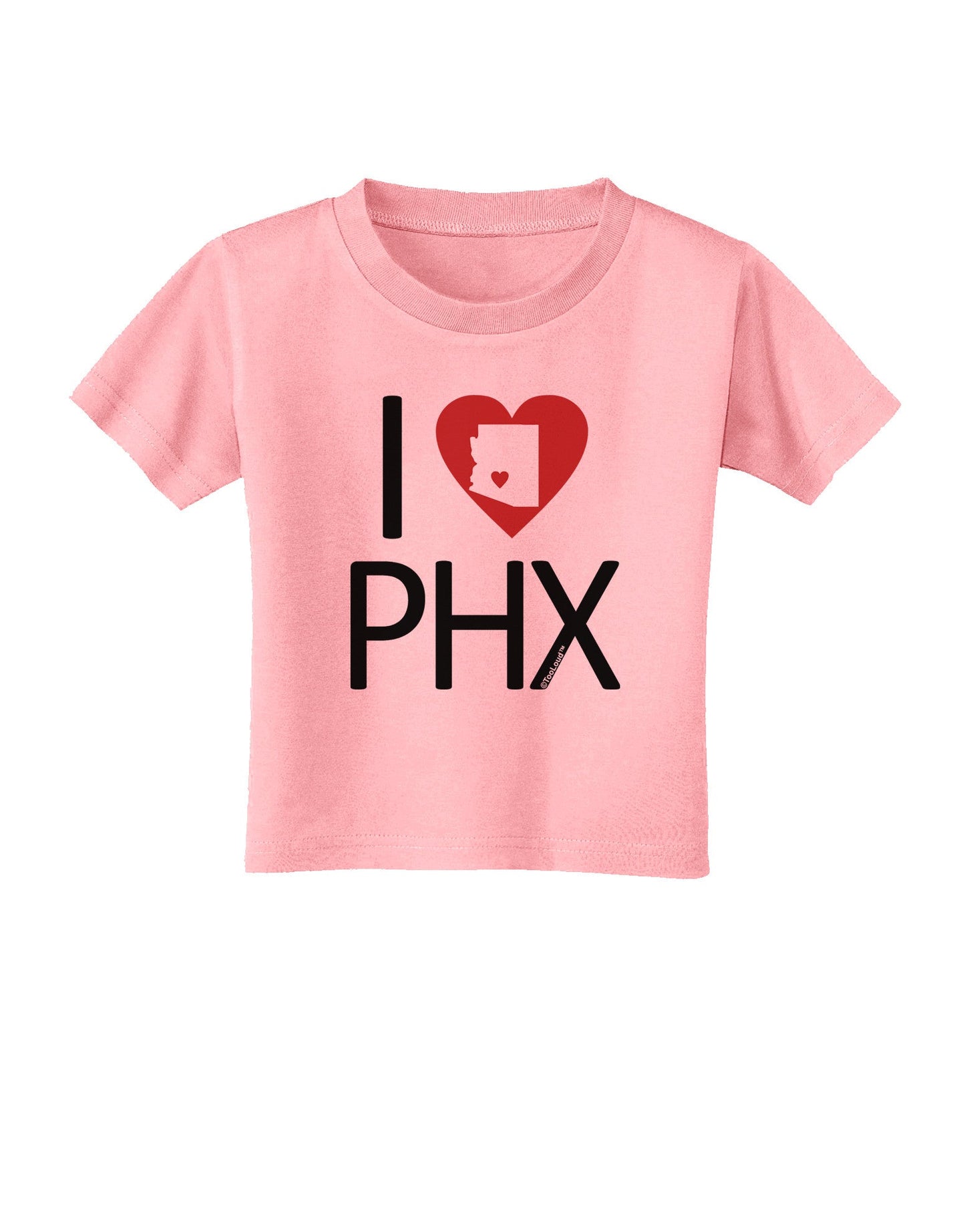 I Heart Phoenix Toddler T-Shirt-Toddler T-Shirt-TooLoud-Candy-Pink-2T-Davson Sales