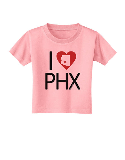 I Heart Phoenix Toddler T-Shirt-Toddler T-Shirt-TooLoud-Candy-Pink-2T-Davson Sales