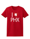 I Heart Phoenix Womens Dark T-Shirt-Womens T-Shirt-TooLoud-Red-X-Small-Davson Sales