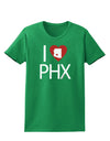 I Heart Phoenix Womens Dark T-Shirt-Womens T-Shirt-TooLoud-Kelly-Green-X-Small-Davson Sales