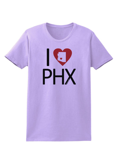 I Heart Phoenix Womens T-Shirt-Womens T-Shirt-TooLoud-Lavender-X-Small-Davson Sales