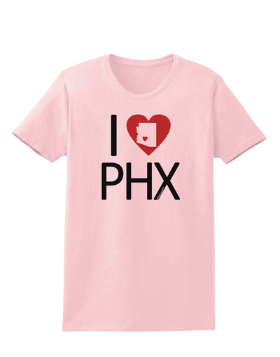 I Heart Phoenix Womens T-Shirt-Womens T-Shirt-TooLoud-PalePink-X-Small-Davson Sales